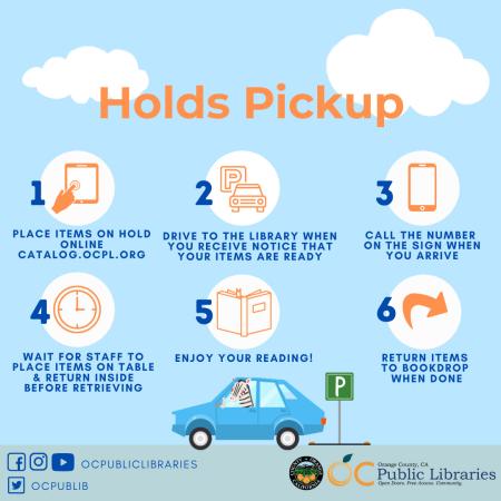 Holds Pickup-Up FAQ | OC Public Libraries
